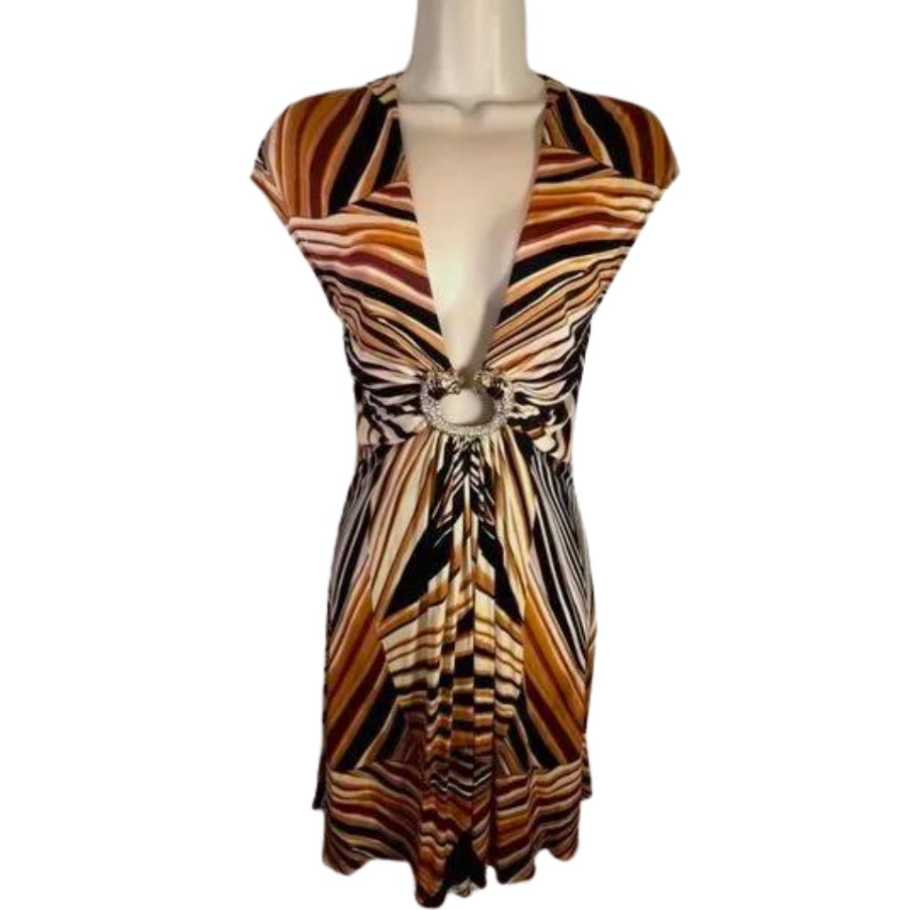 Sky Brand Orange Tiger Dress S